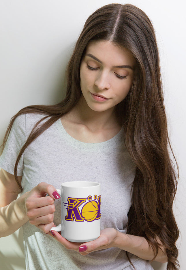 Weiße, glänzende Tasse